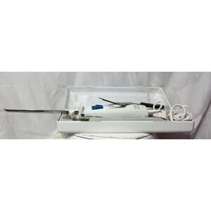 Electric Knife Carving + Fork Hamilton Beach 74200 Carve 'n Set w/ White Case